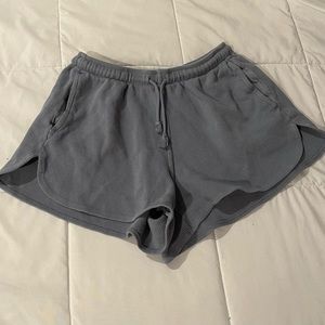 Brandy Melville Blue Summer Thermal Shorts